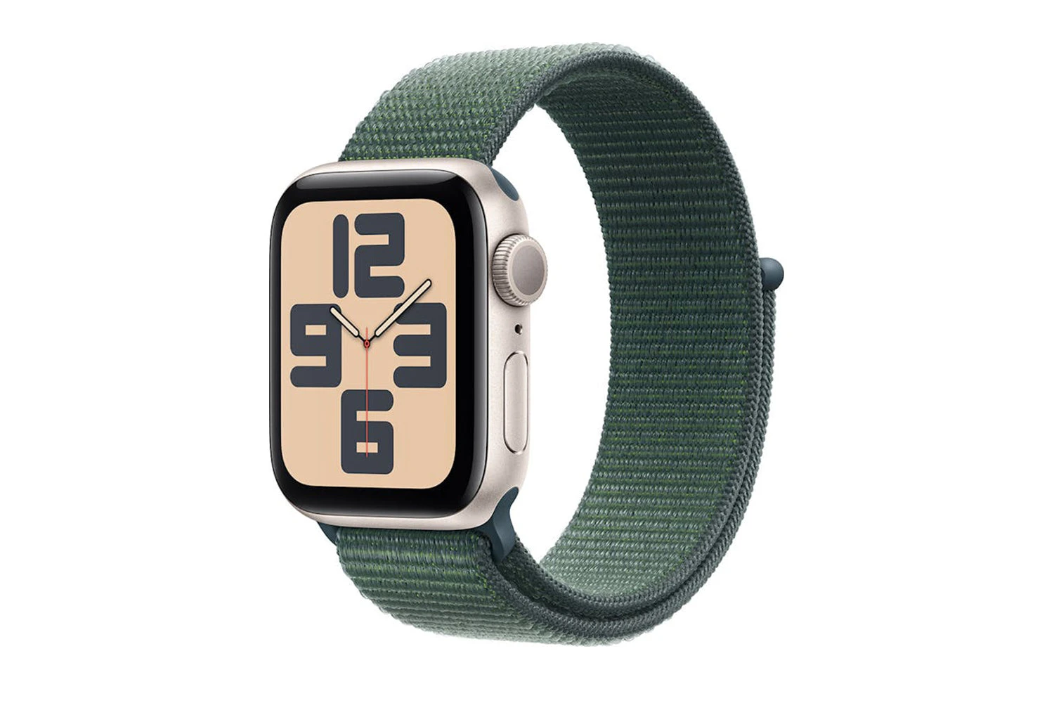 Apple Watch SE GPS | 40mm | Starlight Aluminium Case With Lake Green Sport Loop 4 Apple Watch SE GPS | 40mm | Starlight Aluminium Case With Lake Green Sport Loop - Image 2