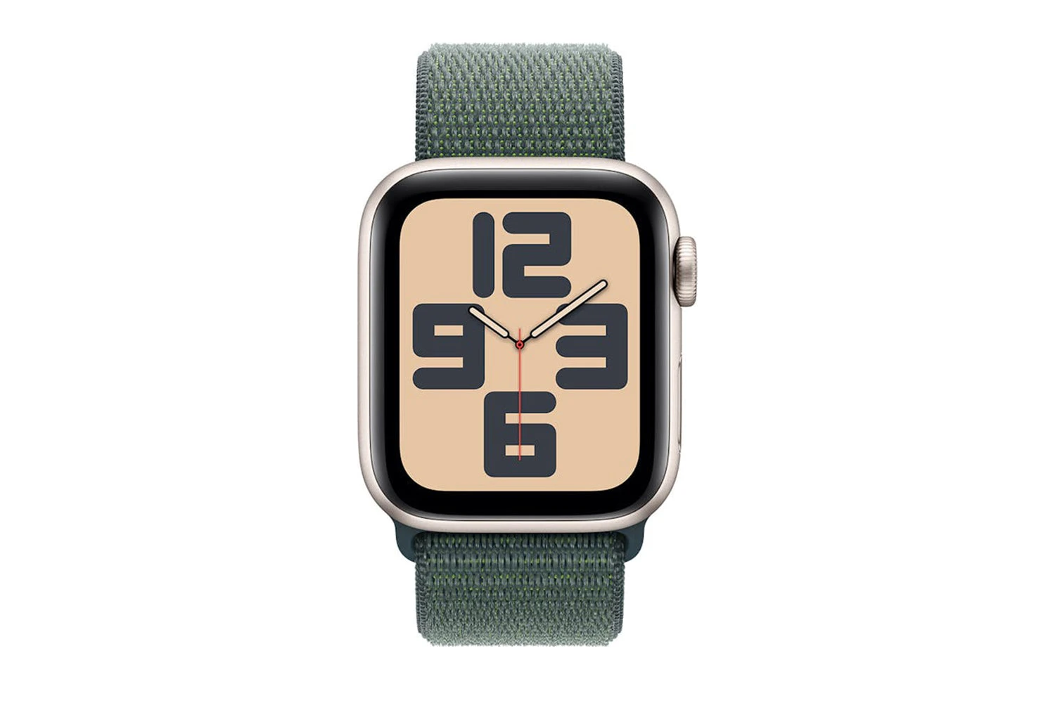 Apple Watch SE GPS | 40mm | Starlight Aluminium Case With Lake Green Sport Loop 3 Apple Watch SE GPS | 40mm | Starlight Aluminium Case With Lake Green Sport Loop