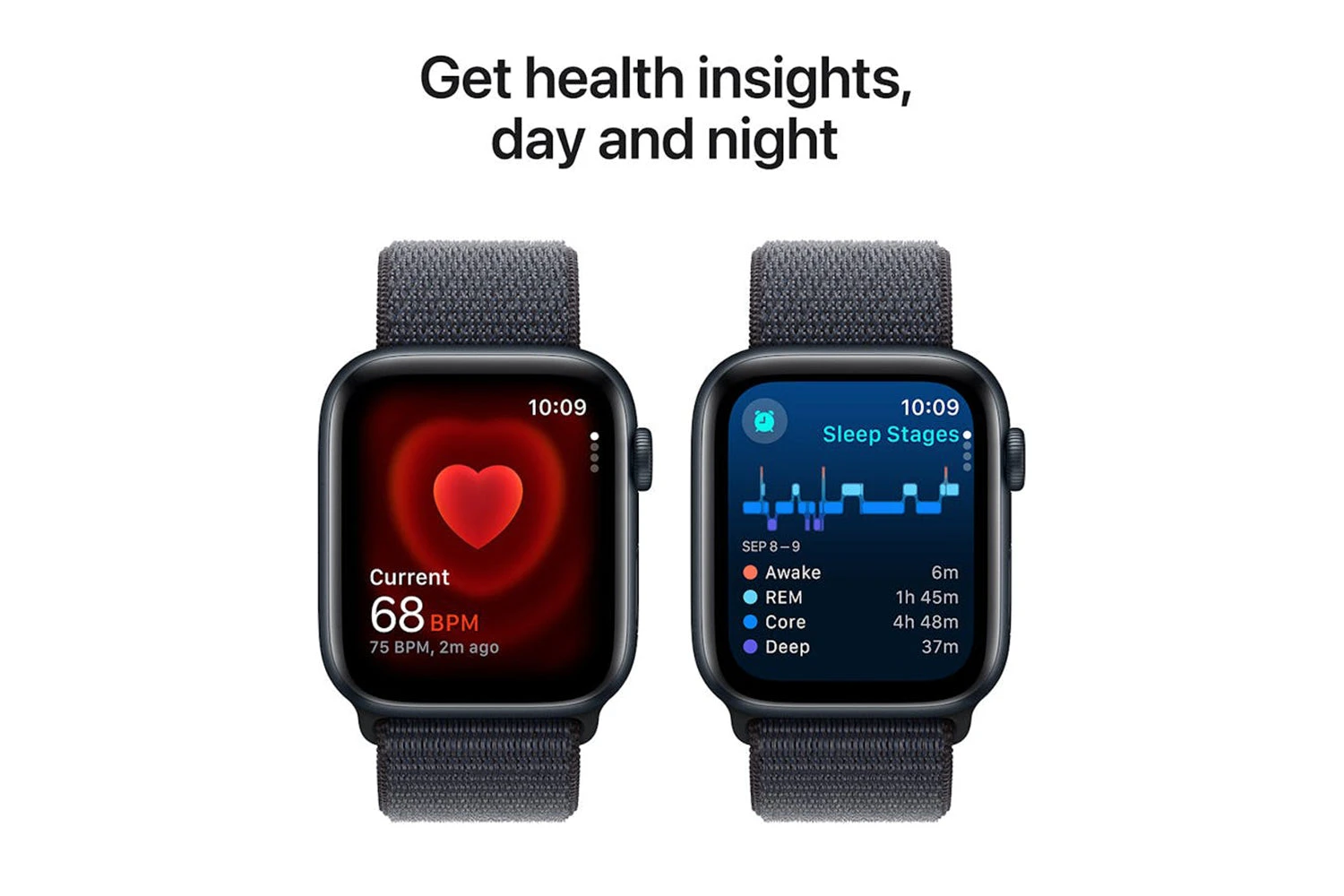 Apple Watch SE GPS | 44mm | Midnight Aluminium Case With Ink Sport Loop 7 Apple Watch SE GPS | 44mm | Midnight Aluminium Case With Ink Sport Loop - Image 5