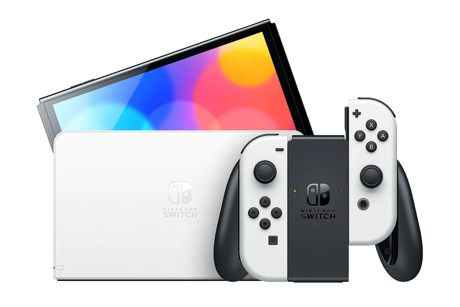 Nintendo Switch OLED Model With Mario Bros Wonder Bundle | White 4 Nintendo Switch OLED Model With Mario Bros Wonder Bundle | White - Image 2