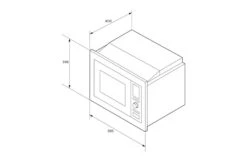 Fisher And Paykel 60cm Series 5 Contemporary Compact Combi-Microwave Oven | OM25BLSB1 5 Fisher And Paykel 60cm Series 5 Contemporary Compact Combi-Microwave Oven | OM25BLSB1 -Home Appliances OM25BLSB1 2