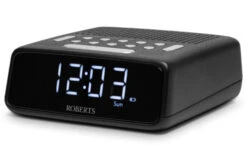 Roberts Ortus FM Radio Dual Alarm | Black | ORTUSFMBKUK