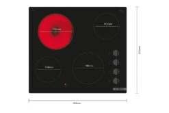 Bosch 60cm Electric Hob | PKE611CA3E | Black 12 Bosch 60cm Electric Hob | PKE611CA3E | Black -Home Appliances PKE611CA3E 4