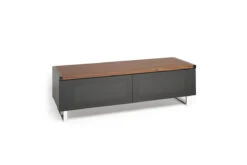 AVF Panorama 1.2m TV Stand With Reversible Top For TVs Up To 60" |Walnut /Black | PM120WB |