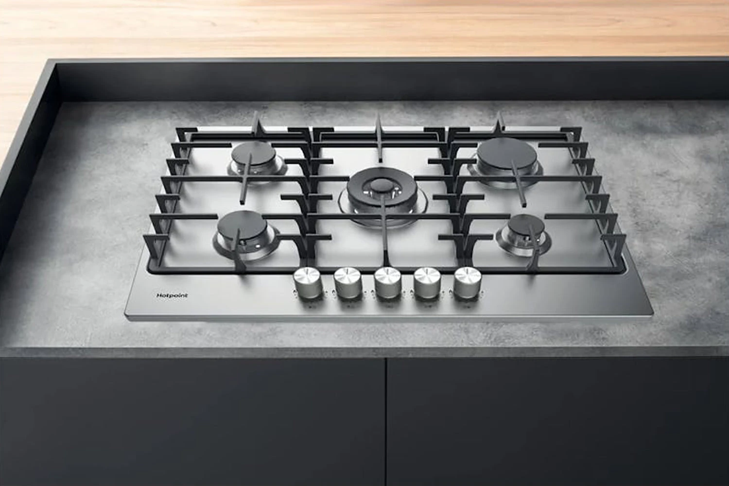 Hotpoint 75cm Gas Hob | PPH75GDFIXUK 4 Hotpoint 75cm Gas Hob | PPH75GDFIXUK - Image 2