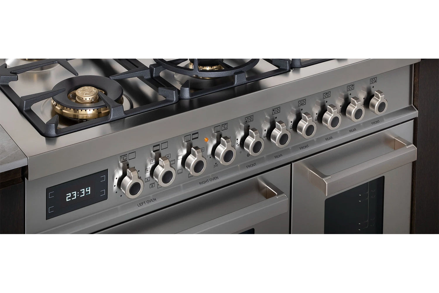 Bertazzoni 100cm Professional Series Dual Fuel Range Cooker | PRO106L2EXT | Stainless Steel 4 Bertazzoni 100cm Professional Series Dual Fuel Range Cooker | PRO106L2EXT | Stainless Steel - Image 2