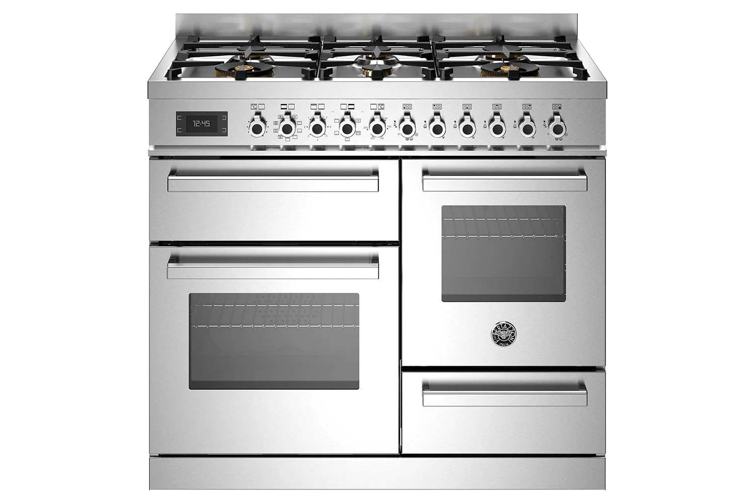 Bertazzoni 100cm Professional Series Dual Fuel Range Cooker | PRO106L3EXT | Stainless Steel 3 Bertazzoni 100cm Professional Series Dual Fuel Range Cooker | PRO106L3EXT | Stainless Steel