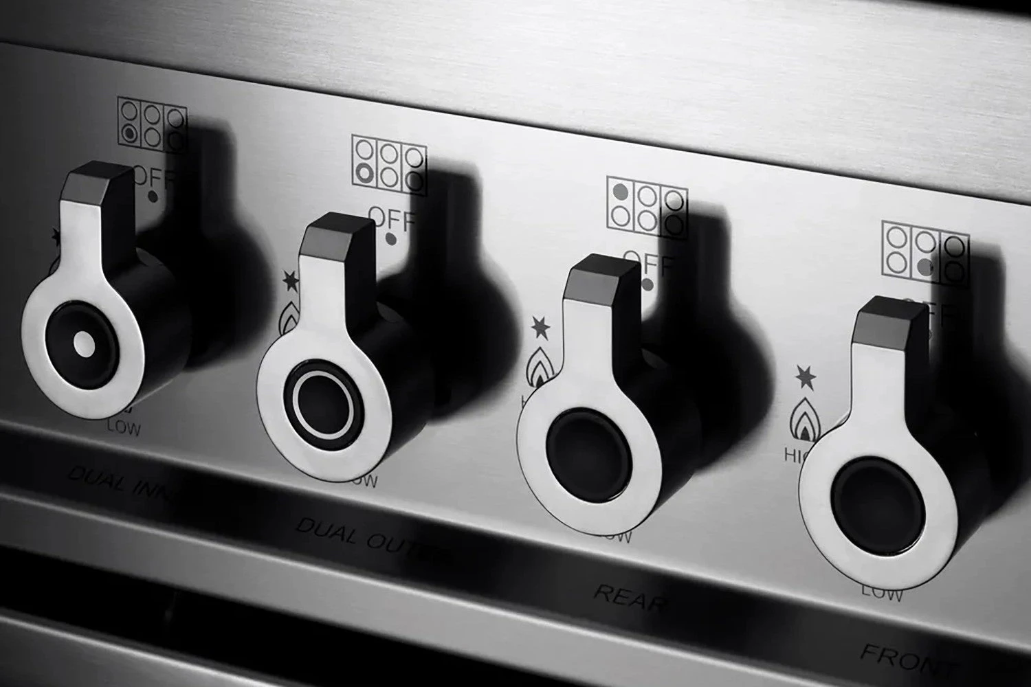 Bertazzoni 60cm Professional Series Dual Fuel Range Cooker | PRO64L1EBIT | Bianco 4 Bertazzoni 60cm Professional Series Dual Fuel Range Cooker | PRO64L1EBIT | Bianco - Image 2