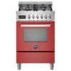 Bertazzoni 60cm Professional Series Dual Fuel Range Cooker | PRO64L1EROT | Rosso 2 Bertazzoni 60cm Professional Series Dual Fuel Range Cooker | PRO64L1EROT | Rosso -Home Appliances PRO64L1EROT 1