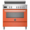 Bertazzoni 90cm Professional Series Electric Range Cooker | PRO95I1EART | Orange -Home Appliances PRO95I1EART 1