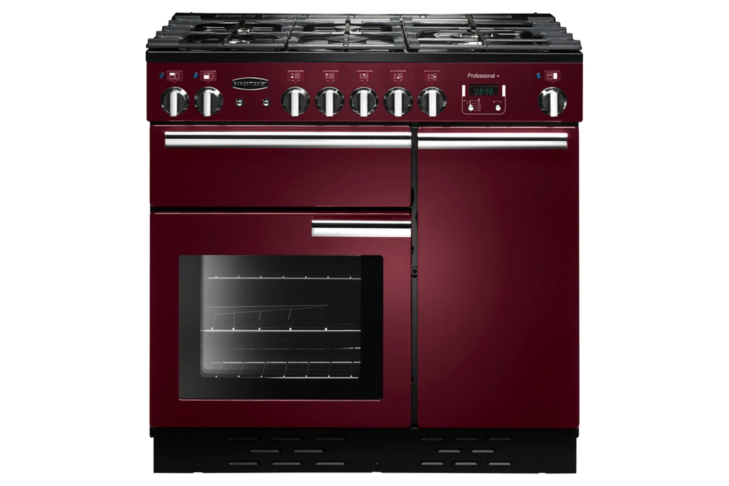 Rangemaster 90cm Dual Fuel Range Cooker | PROP90DFFCY/C | Cranberry 3 Rangemaster 90cm Dual Fuel Range Cooker | PROP90DFFCY/C | Cranberry