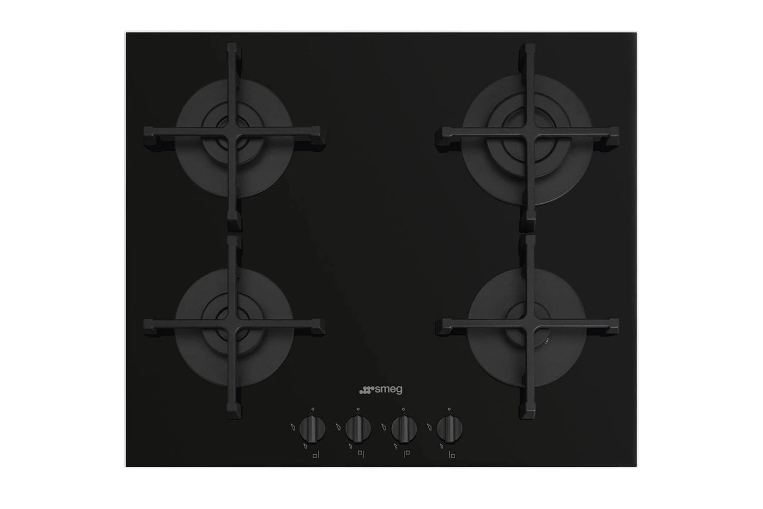 Smeg 60cm Built-in Gas Hob | PV264B 3 Smeg 60cm Built-in Gas Hob | PV264B