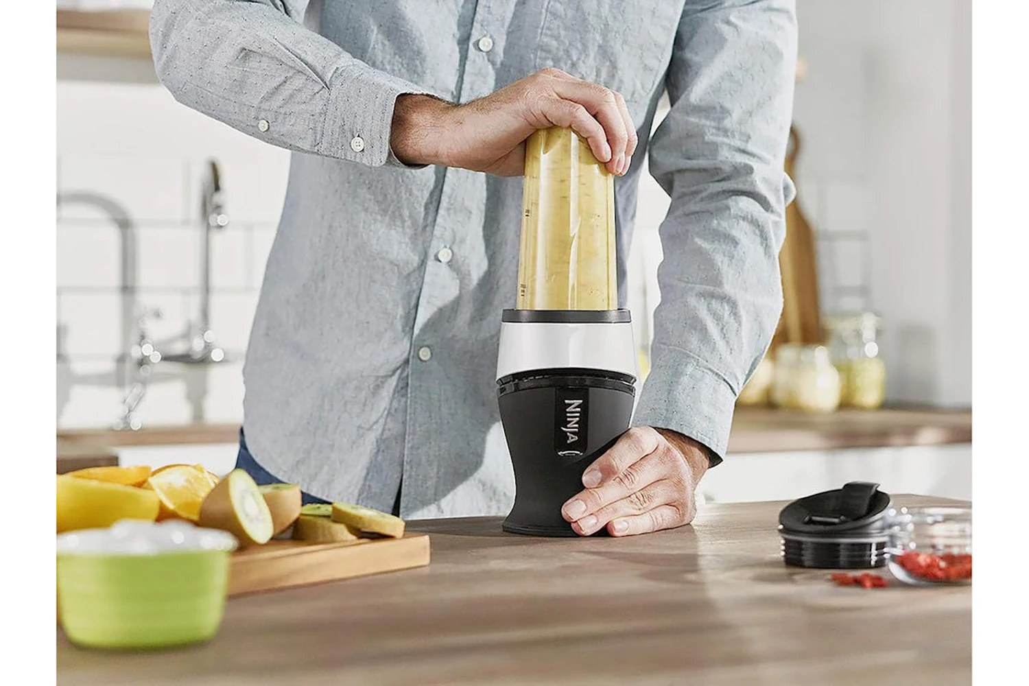 Ninja 700W Nutri Slim Blender And Smoothie Maker | QB3001UKS 4 Ninja 700W Nutri Slim Blender And Smoothie Maker | QB3001UKS - Image 2