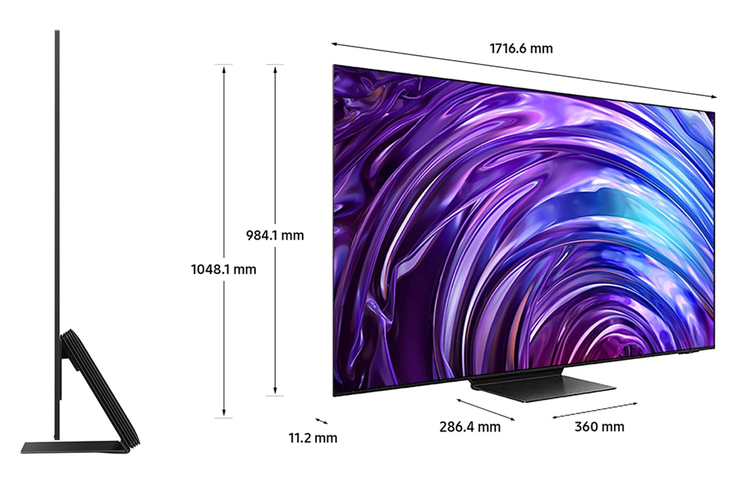 Samsung S95D 77" 4K HDR OLED Smart TV | QE77S95DATXXU 11 Samsung S95D 77" 4K HDR OLED Smart TV | QE77S95DATXXU - Image 9