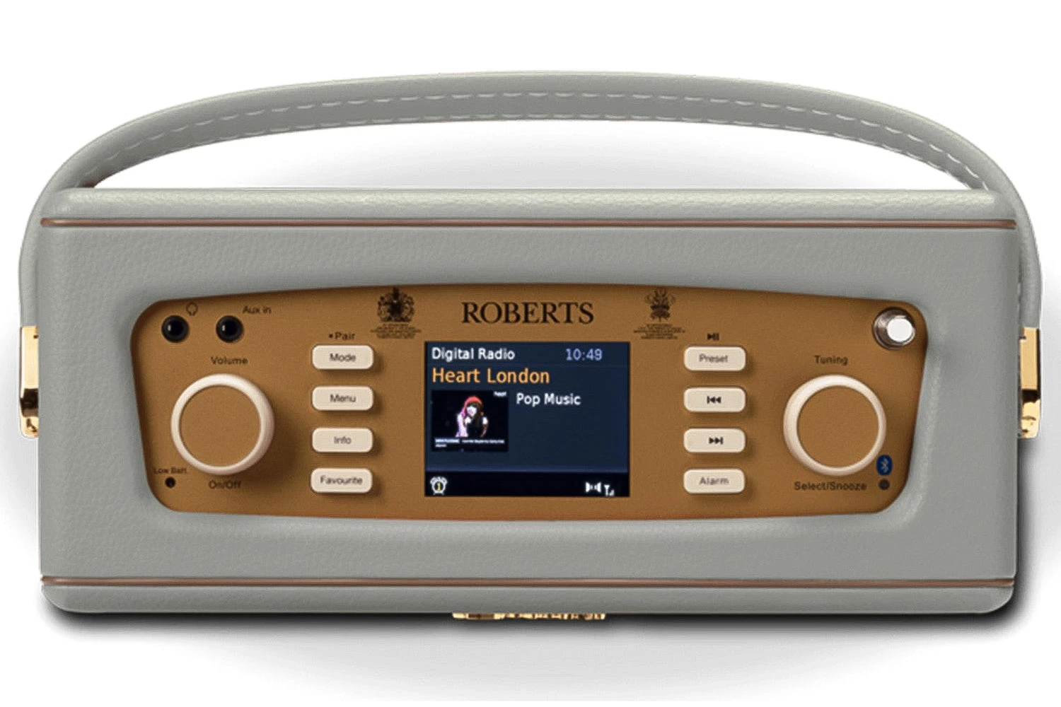 Roberts Revival DAB Radio Dove Grey | RD70DG 4 Roberts Revival DAB Radio Dove Grey | RD70DG - Image 2