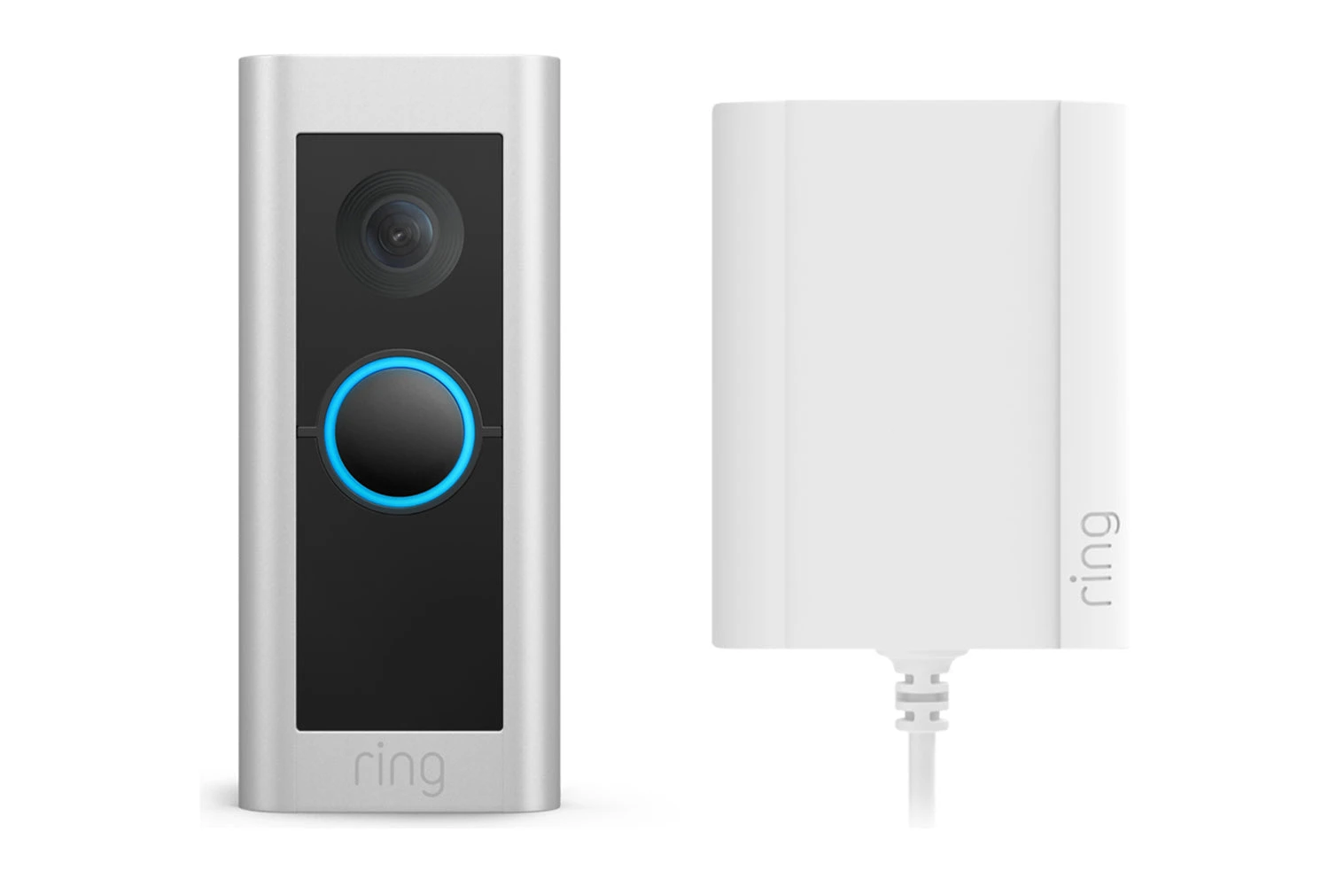 Ring Video Doorbell Pro 2 With Plug-in Adapter | Satin Nickel 3 Ring Video Doorbell Pro 2 With Plug-in Adapter | Satin Nickel