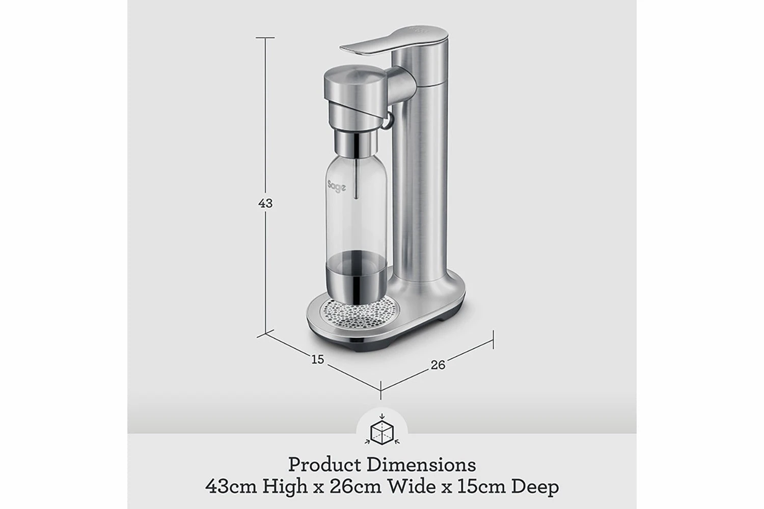 Sage The InFizz Fusion | Brushed Stainless Steel 9 Sage The InFizz Fusion | Brushed Stainless Steel - Image 7