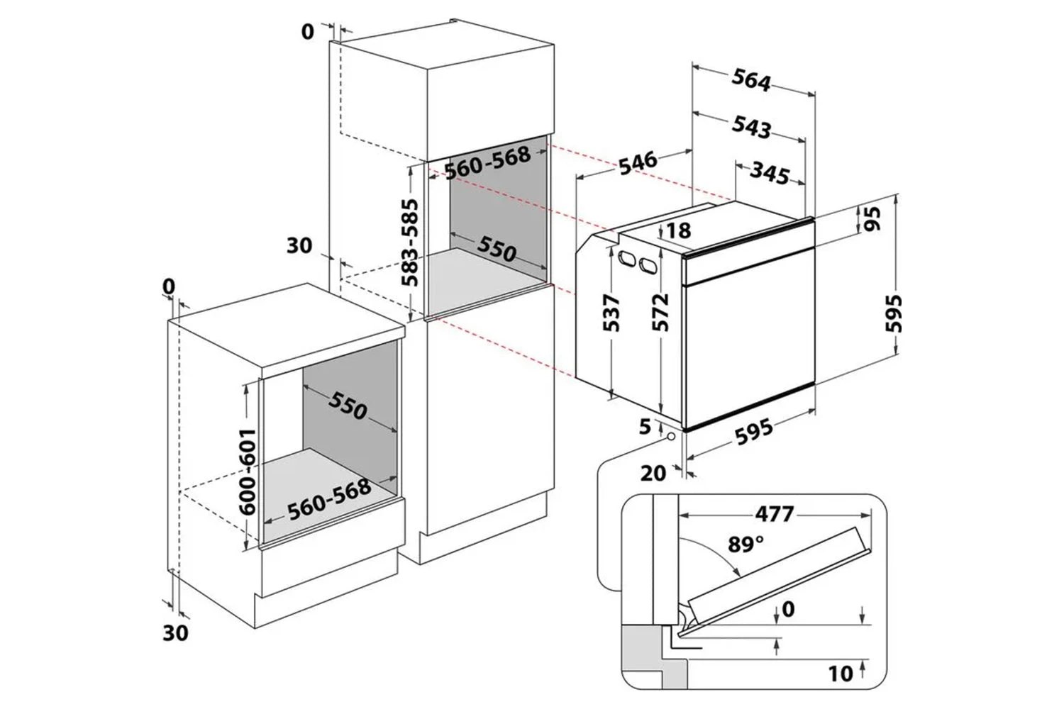 Hotpoint Class 6 Built-In Electric Single Oven | SI6874SHIX 7 Hotpoint Class 6 Built-In Electric Single Oven | SI6874SHIX - Image 5