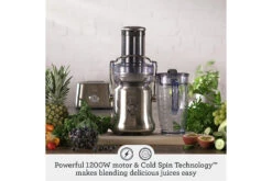 Sage Nutri Juicer Cold Plus | SJE530BSS4GUK1 | Stainless Steel -Home Appliances SJE530BSS4GUK1 2