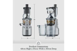 Sage Big Squeeze Slow Compression Juicer | Silver -Home Appliances SJS700SIL4GUK1 6
