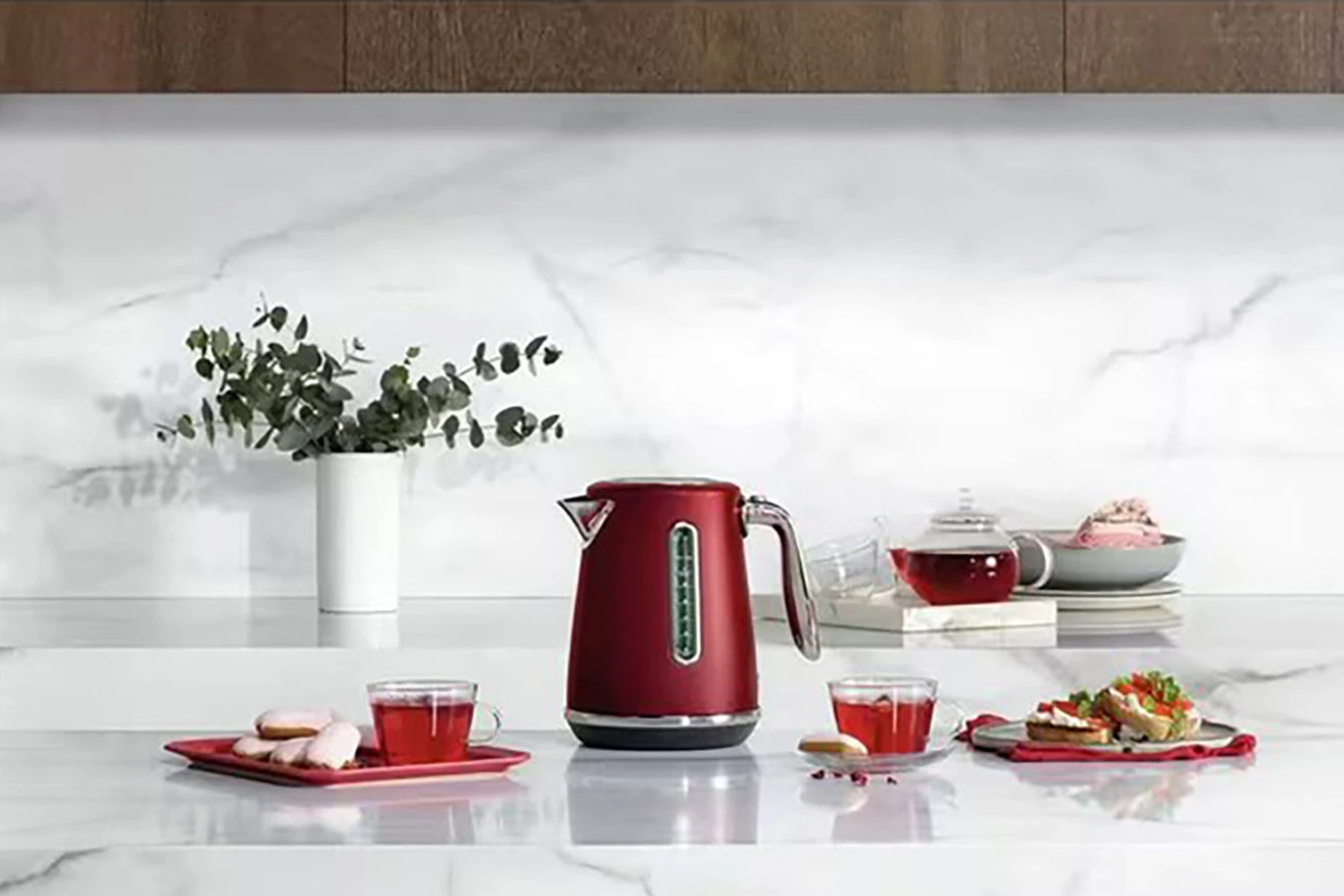 Sage The Soft Top Luxe Kettle | SKE735RVC4GUK1 | Red Velvet Cake 4 Sage The Soft Top Luxe Kettle | SKE735RVC4GUK1 | Red Velvet Cake - Image 2