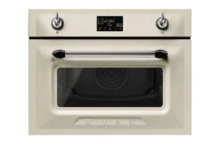 Smeg 45cm Victoria Built-in Combination Microwave | SO4902M1P | Cream
