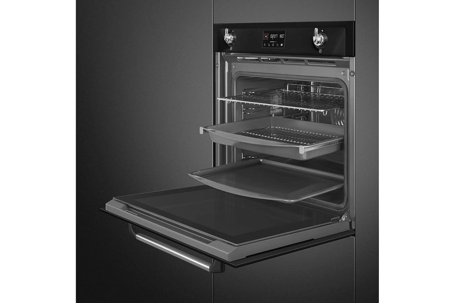 Smeg Victoria Built-in Single Steam Oven | SOP6902S2PN | Black 6 Smeg Victoria Built-in Single Steam Oven | SOP6902S2PN | Black - Image 4