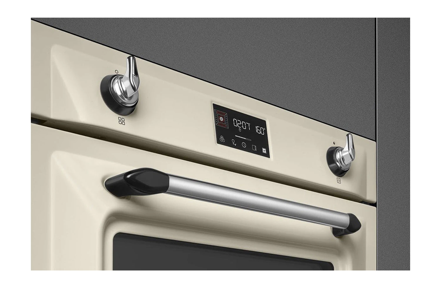 Smeg Victoria Built-in Single Steam Oven | SOP6902S2PP | Cream 11 Smeg Victoria Built-in Single Steam Oven | SOP6902S2PP | Cream - Image 9