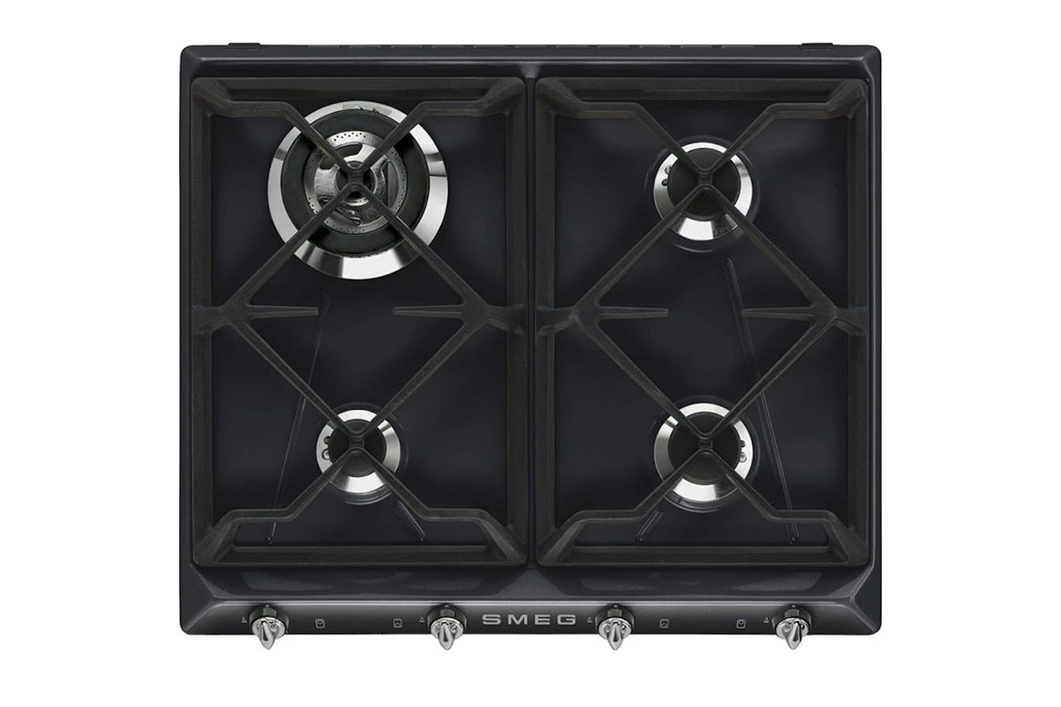 Smeg 60cm Built-in Gas Hob | SR964NGH | Black 3 Smeg 60cm Built-in Gas Hob | SR964NGH | Black