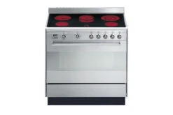 Smeg 90cm Concert Electric Range Cooker | SUK91CMX9 | Stainless Steel