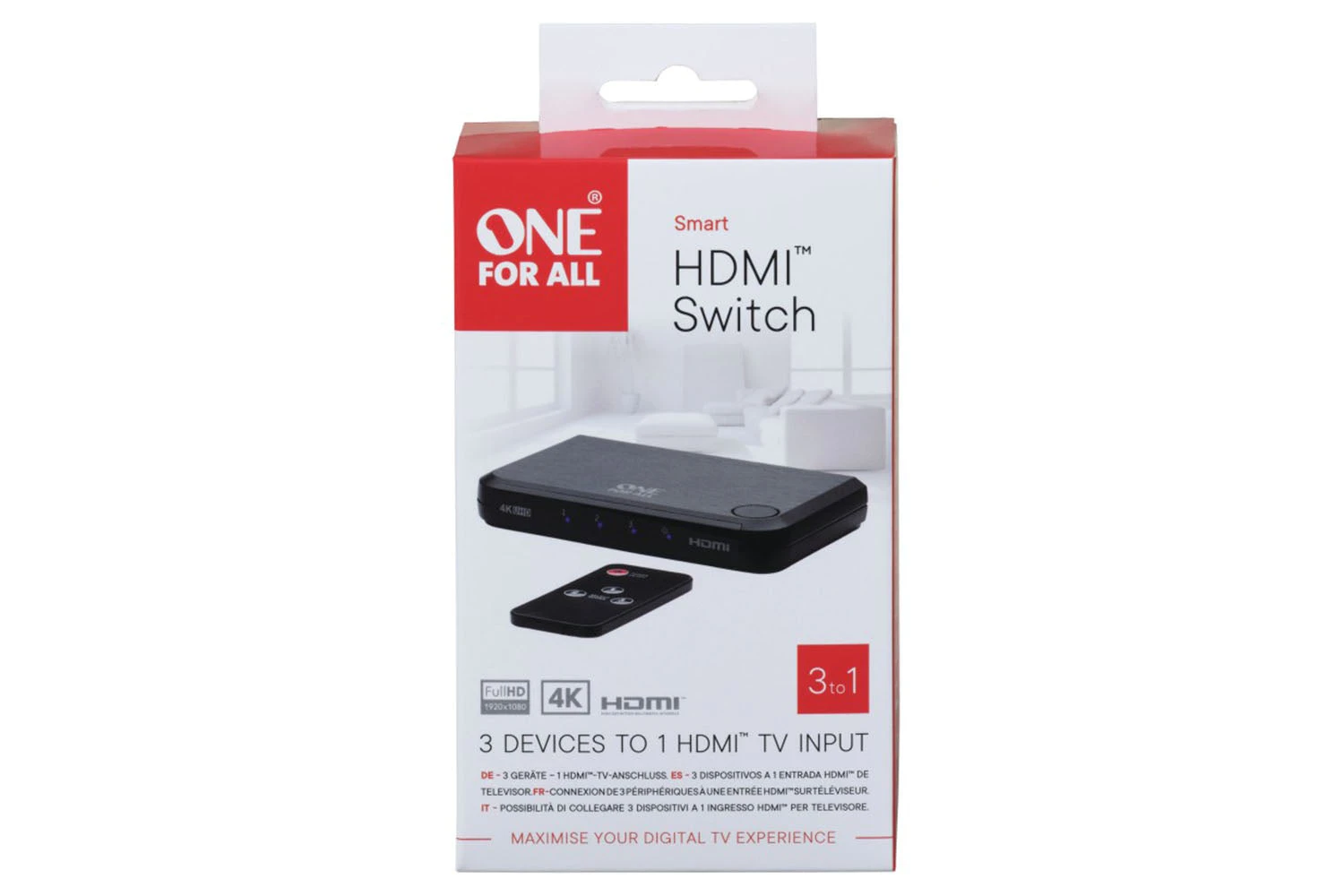 One For All Smart HDMI Switch | SV1632 3 One For All Smart HDMI Switch | SV1632