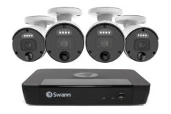 Swann 4 Camera 8 Channel 4K Master-Series NVR Security System -Home Appliances SWNVK876804SF