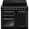 Smeg 100cm Victoria Electric Cooker With Induction Hob | TR103IBL2 | Black -Home Appliances TR103IBL2 1 2acc556c 0a6f 4f98 a61d 871b91ca28c0