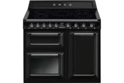 Smeg 100cm Victoria Electric Cooker With Induction Hob | TR103IBL2 | Black