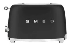 Smeg 50's Style 2 Slice Toaster | TSF01BLMUK | Matte Black