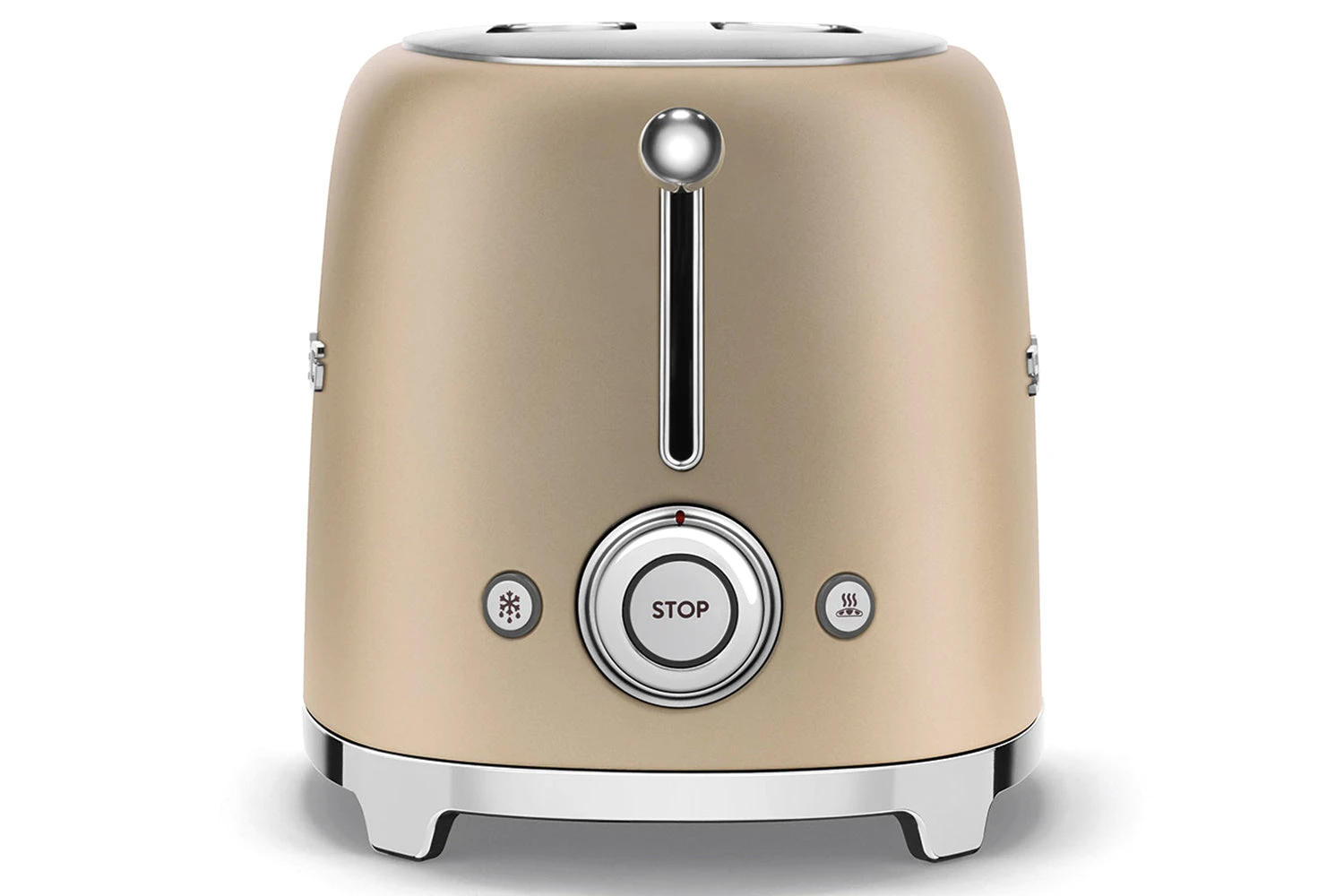 Smeg 50's Retro Style Aesthetic 2 Slice Toaster | TSF01CHMUK | Champagne 6 Smeg 50's Retro Style Aesthetic 2 Slice Toaster | TSF01CHMUK | Champagne - Image 4