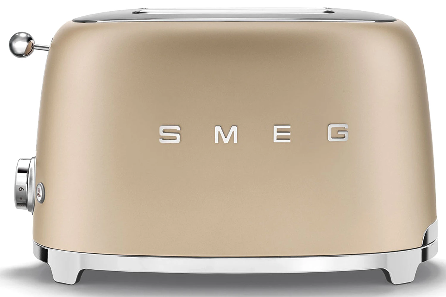 Smeg 50's Retro Style Aesthetic 2 Slice Toaster | TSF01CHMUK | Champagne 7 Smeg 50's Retro Style Aesthetic 2 Slice Toaster | TSF01CHMUK | Champagne - Image 5