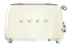 Smeg 50's Retro Style Aesthetic 4 Slice Toaster | TSF03CRUK | Cream
