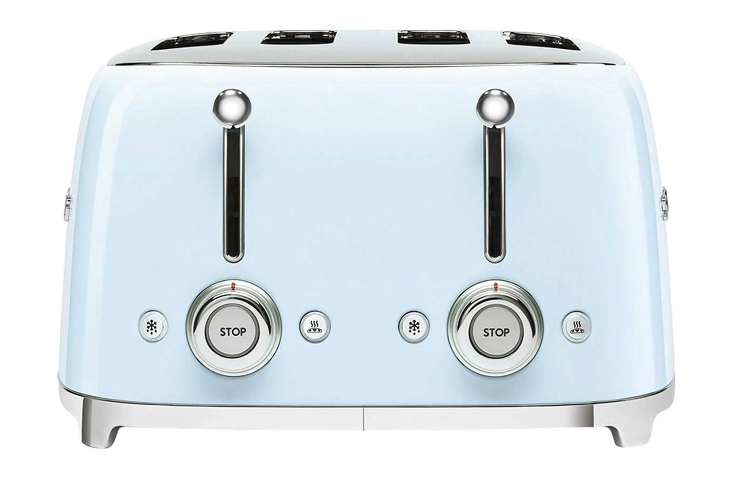 Smeg 50's Retro Style 4 Slice Toaster | TSF03PBUK | Pastel Blue 4 Smeg 50's Retro Style 4 Slice Toaster | TSF03PBUK | Pastel Blue - Image 2