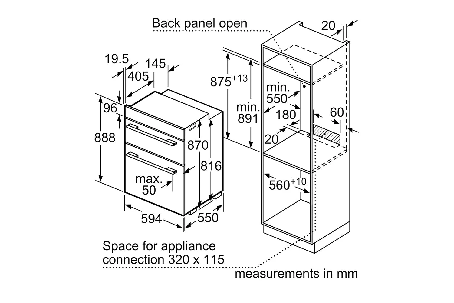 NEFF N50 Built-in Double Oven | U1ACE2HG0B 8 NEFF N50 Built-in Double Oven | U1ACE2HG0B - Image 6