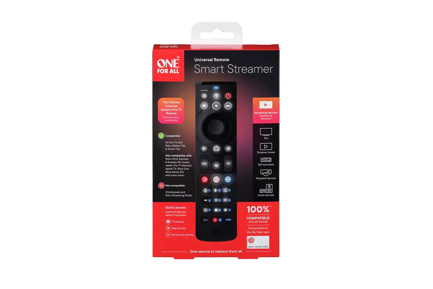 One For All Smart 5 Universal Remote Control | URC7945 8 One For All Smart 5 Universal Remote Control | URC7945 - Image 6