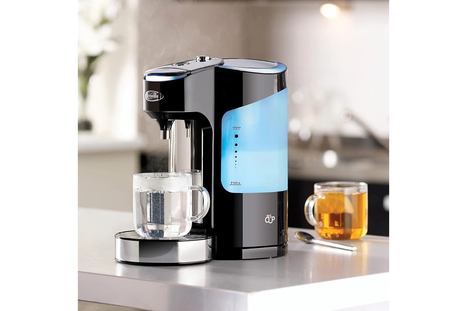 Breville Brita HotCup With Variable Dispense | Gloss Black 4 Breville Brita HotCup With Variable Dispense | Gloss Black - Image 2