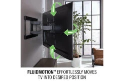 Sanus Elite Super Slim Full-Motion TV Mount For 40"-90" TVs | VLFS820-B2 -Home Appliances VLFS820 B2 9