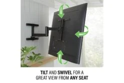 Sanus Outdoor Premium Large Full-Motion Wall Bracket For TVs 40"-85"| VODLF125-B2 -Home Appliances VODLF125 B2 10 67468f2b 6b90 43b6 9d70 f18f4c384819