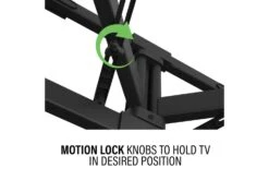 Sanus Outdoor Premium Large Full-Motion Wall Bracket For TVs 40"-85"| VODLF125-B2 -Home Appliances VODLF125 B2 6 e76e3712 5756 4d5b 9176 795a843fffe1