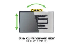 Sanus Outdoor Premium Large Full-Motion Wall Bracket For TVs 40"-85"| VODLF125-B2 -Home Appliances VODLF125 B2 9 5d88456c 1d6a 486d 95c8 8d8611245cdb