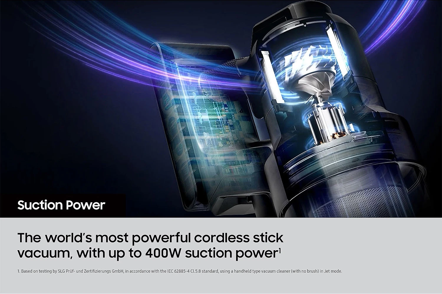 Samsung Jet Ultra With AI Cordless Stick Vacuum Cleaner | Black 9 Samsung Jet Ultra With AI Cordless Stick Vacuum Cleaner | Black - Image 7