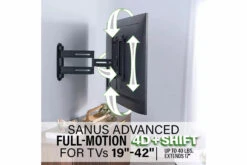 Sanus Advanced Full-Motion 4D + Shift TV Wall Mount For TVs 19"-43" | VSF817-B2 19 Sanus Advanced Full-Motion 4D + Shift TV Wall Mount For TVs 19"-43" | VSF817-B2 -Home Appliances VSF817 B2 4 c62e217b 5c4b 4c94 8789 b24a56244d12