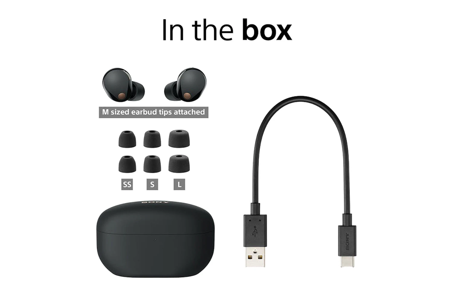 Sony WF-1000XM5 Wireless Noise Cancelling Earbuds | Black 15 Sony WF-1000XM5 Wireless Noise Cancelling Earbuds | Black - Image 13