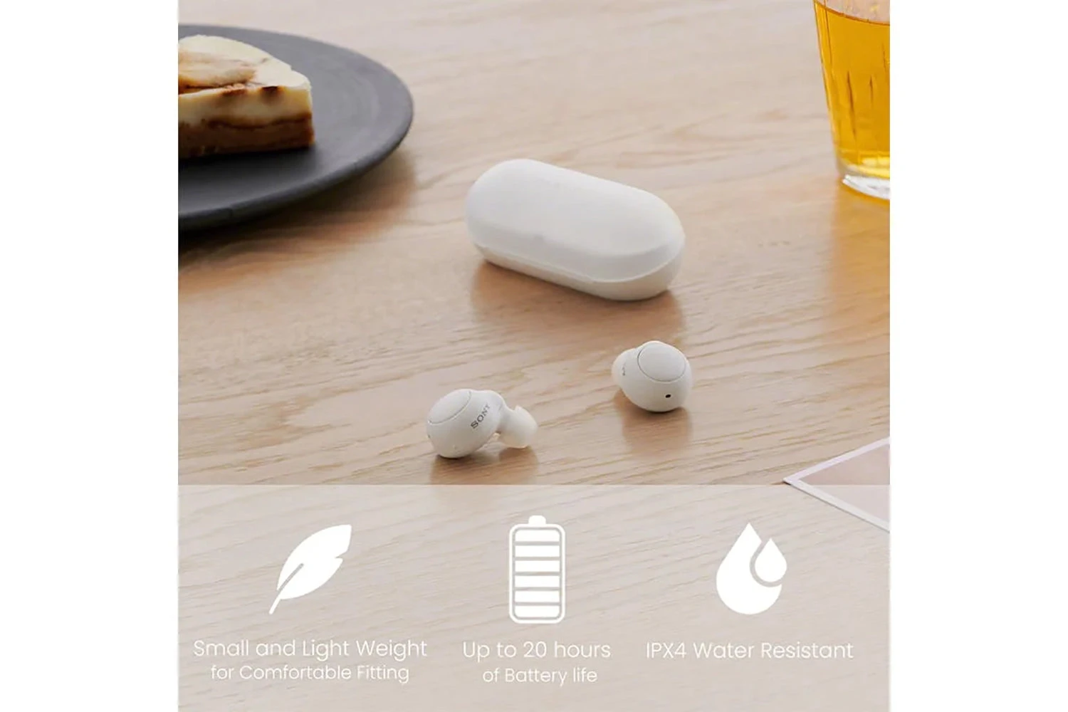 Sony WF-C500 TWS In-Ear Headphones | White 7 Sony WF-C500 TWS In-Ear Headphones | White - Image 5